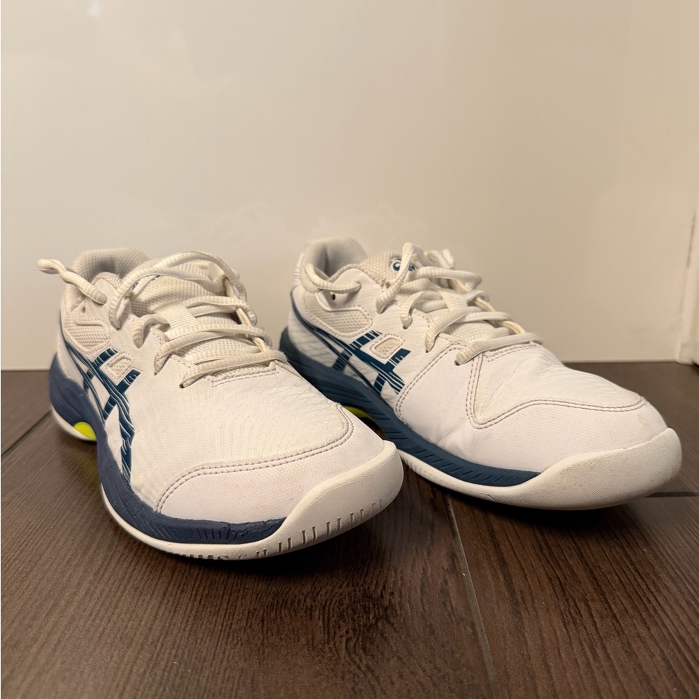 Asics gel game 9 grade school  tennis Sneakers - White and Blue